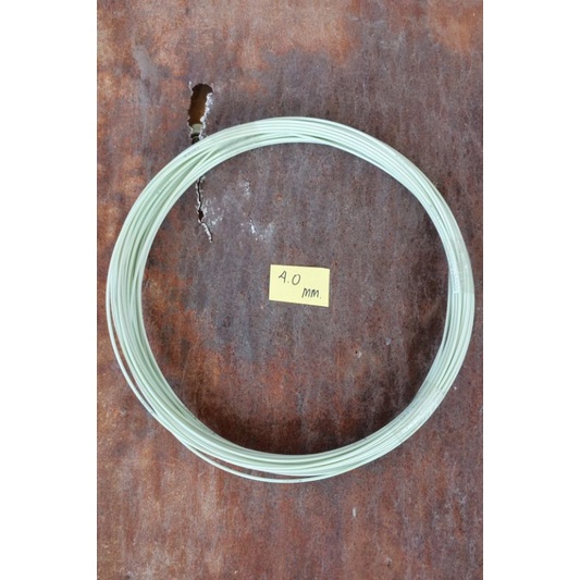 Jeruji Fiber 4.0,mm Untuk sangkar burung/kandang burung, layang-layang naga dllpanjang 30m warna put