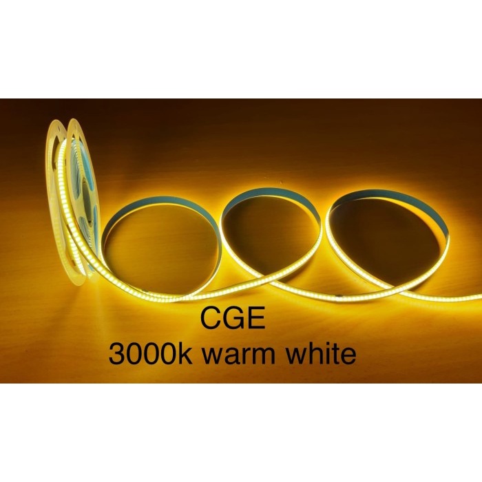 Led strip COB 12volt 15watt warm white / led strip cob 12v warm white