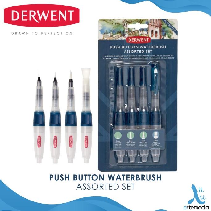 

Kuas Lukis Derwent Push Button Water Brush Assorted Set