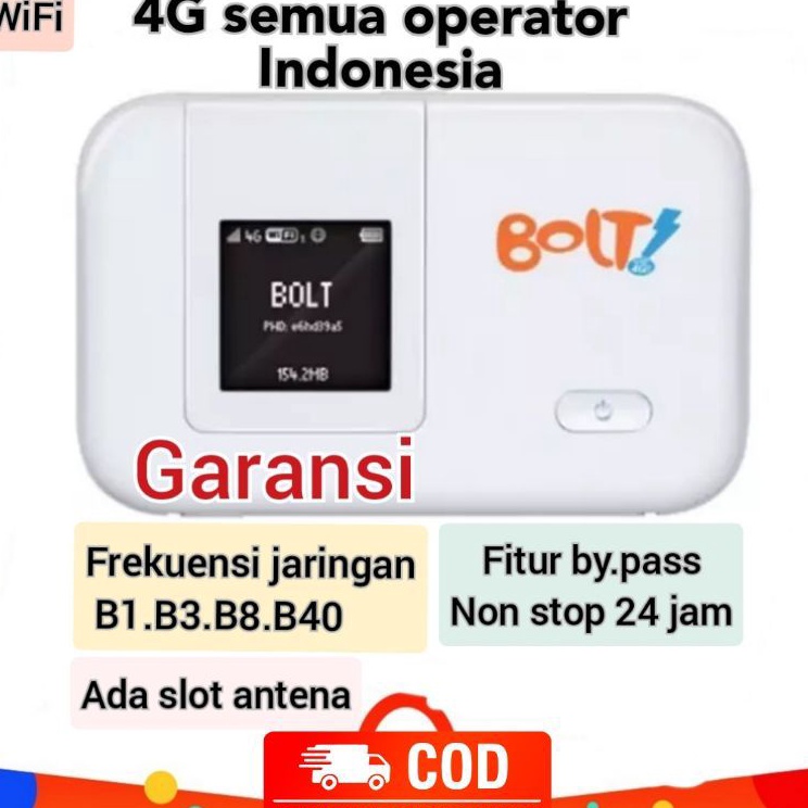 ☇✯✱ MODEM MIFI BOLT E5372 UNLOCK 4G ALL OPERATOR MURAH Laris