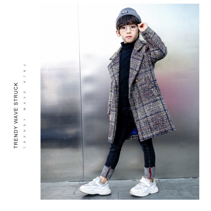 Import Mollad Coat Kids Wool Winter Warm Jaket Mantel Anak Bayi Balita