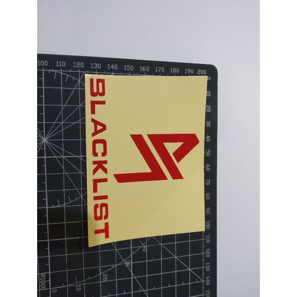

cutting stiker blacklist