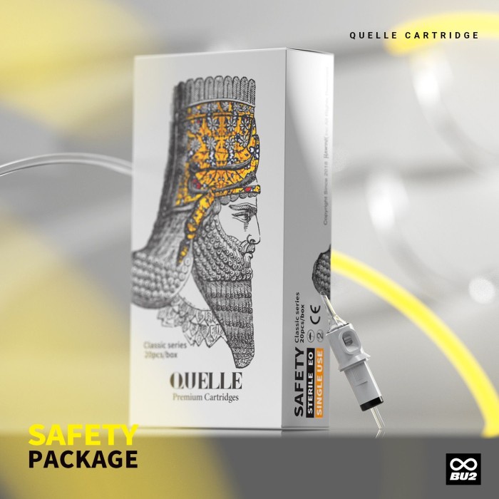 

RL 5 QUELLE PREMIUM CARTRIDGES TATTOO 1 BOX - 5RL JARUM TATTOO