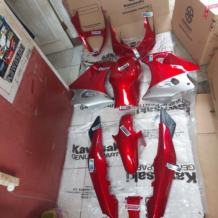 Body Full Set Fairing Barong Tangki Ninja Rr Old Zx Cbu Merah Marun