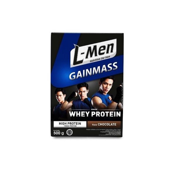 Susu High Protein | L-Men Gain Mass Whey Protein Chocolate 500