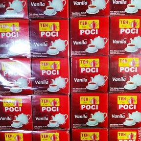 

↔✢❅ ☘️MUMTAAZZTORE☘️ Poci Vanilla Bubuk Teh awur-awur [10pcs x 50gr] Terbaru