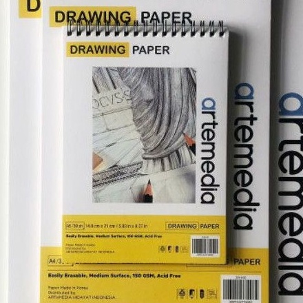 

Readystock artemedia spiral sketch book A5/A4 150gsm 30sht ➼➳✿✯