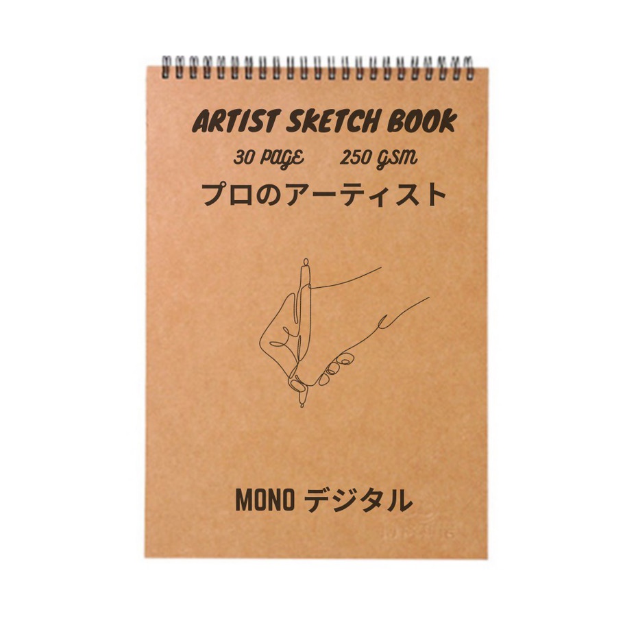 

➡✡✼ Mono Artist Sketchbook A4 250gsm Wire Spiral Buku Sketsa Gambar Mewarnai Kualitas Premium Kirim Sekarang