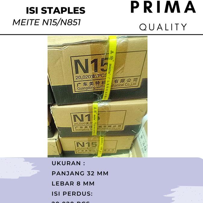 

Isi Staples N15 Meite/Paku Tembak N15 Meite/ N851 N15 Meite