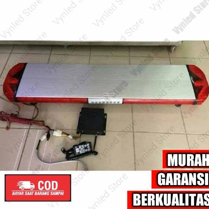 Lampu Led Light Bar Sirine Polisi Rotary Patwal 8300 Panjang 120 Cm