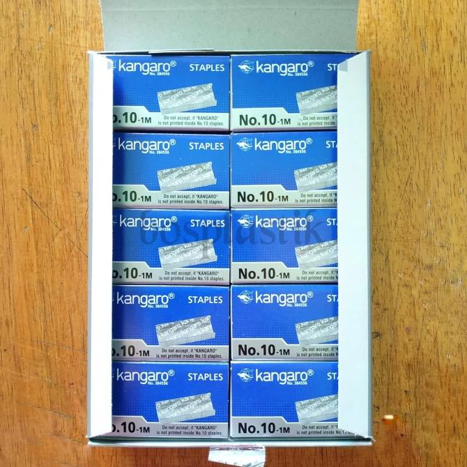 

Isi Staples Kangaro No 10 (1 Dus Isi 40 Pack)