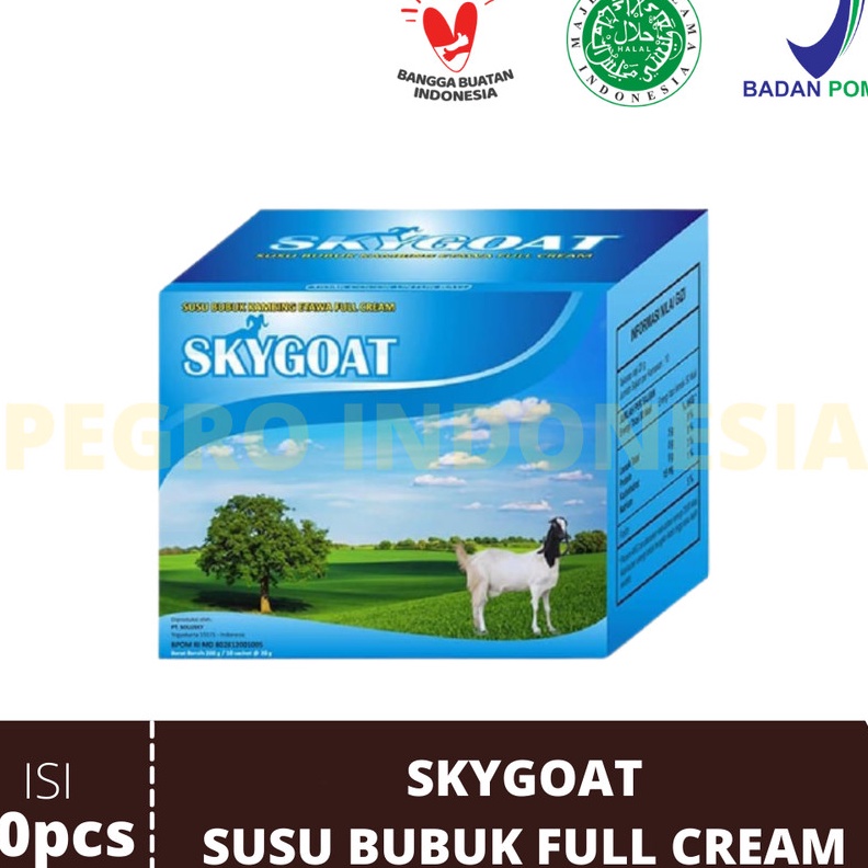 

VBQS1845 Terlaku.../ SKYGOAT / SKY GOAT SUSU KAMBING ETAWA BUBUK FULL CREAM ORIGINAL