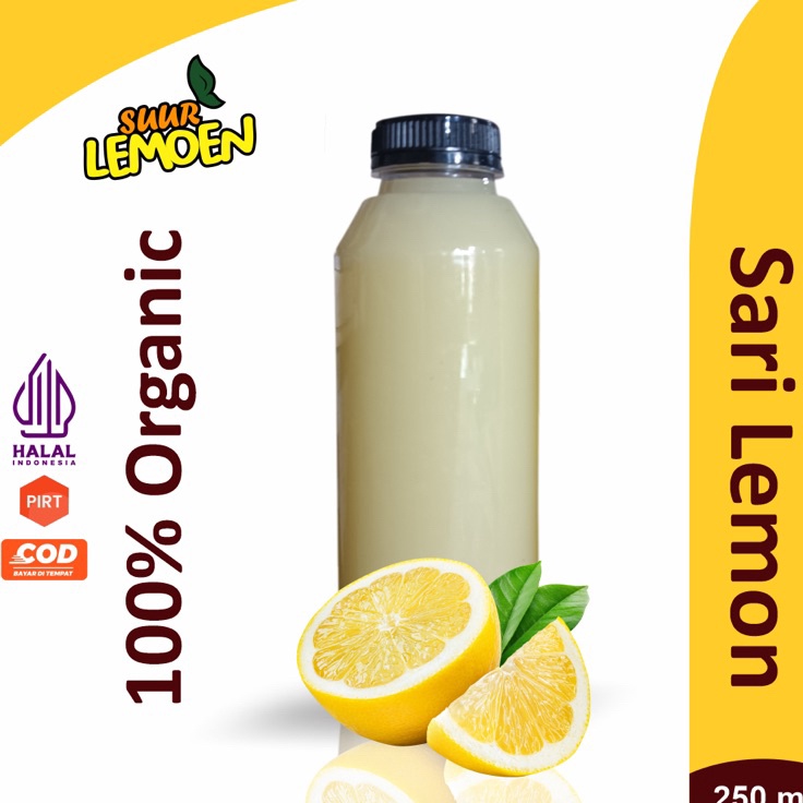 

↔✢❅ Sari Lemon California Murni 250 ml Tanpa Merk Tanpa Brand by SUUR LEMOEN ID. Best Product