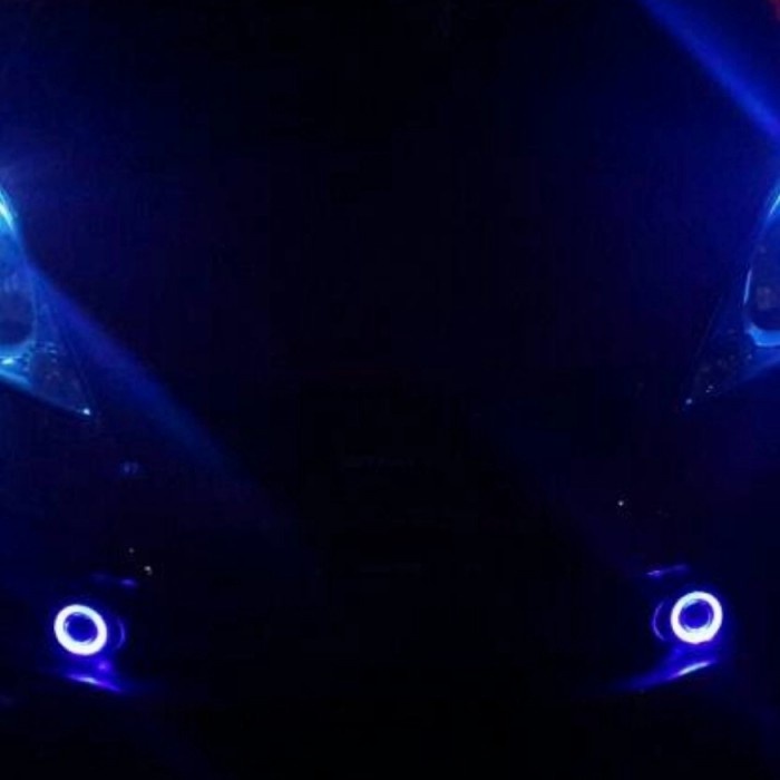 New Lampu Kabut / Fog Lamp Projector Angel Eyes Nissan March Kode Ma331