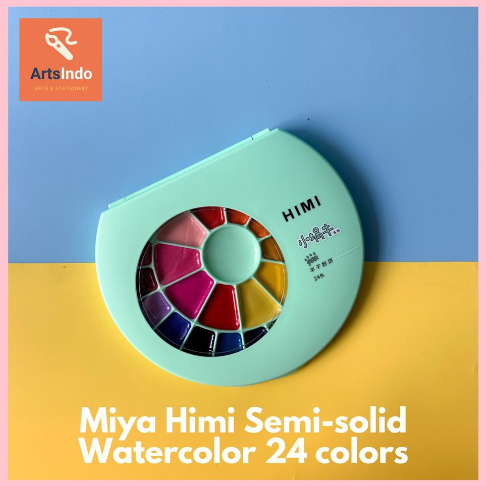 

[ART. S95B] Miya Himi Semi Solid Watercolor 24 Colors