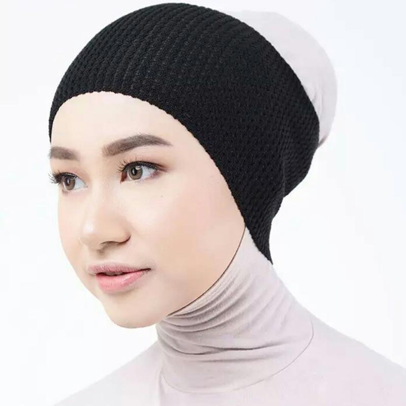 BERGO ANAK JERSEY BERGO MARYAM ANAK KHIMAR INSTANT ANAK DIAMOND KHIMAR TALI PREMIUM QUALITY-CIPUT RAJUT HITAM