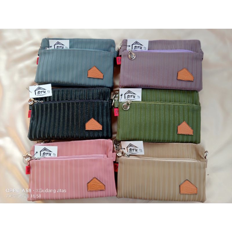 TAS SAMPING WANITA KEKINIAN RESLETING BANYAK