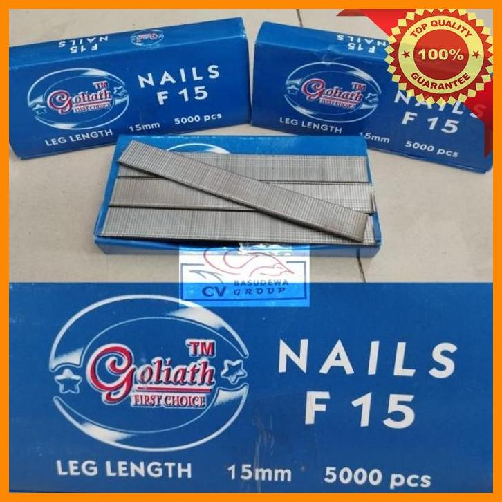

(bsdw) goliath isi paku tembak f15 15mm/isi paku tembak 15 mm/isi staples