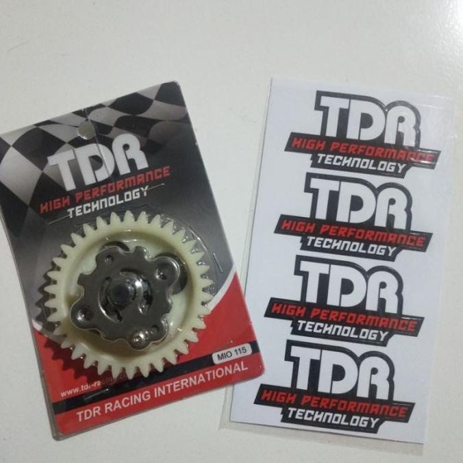 POMPA OLI Mio TDR Forged Oil Pump Kit free Stiker TDR