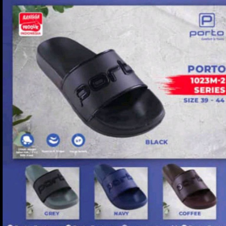 Terlarisss Sandal Selop Karet Pria | Sandal Casual | PORTO 1023M [94]