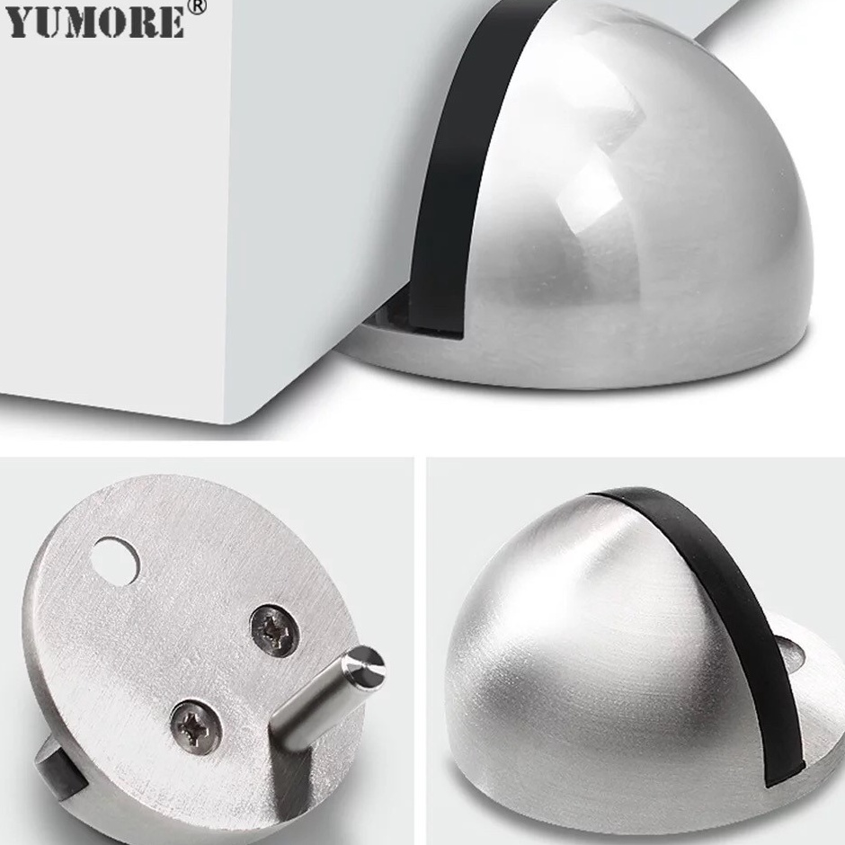 ￣RQI Door Stop Stainless onassis 09- Penahan Pintu kaca Stainles Tebel tebal Doorstop Door Stopper k