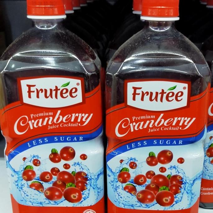 

Ready oke] Frutee Cranberry juice jus less sugar 975ml rendah gula