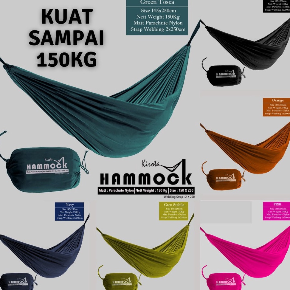 dbkd -63 [ GROSIR / HAMMOCK / HAMMOCK 150KG HAMMOCK DEWASA / HAMMOCK UNTUK 2 ORANG/AYUNAN GANTUNG/HA