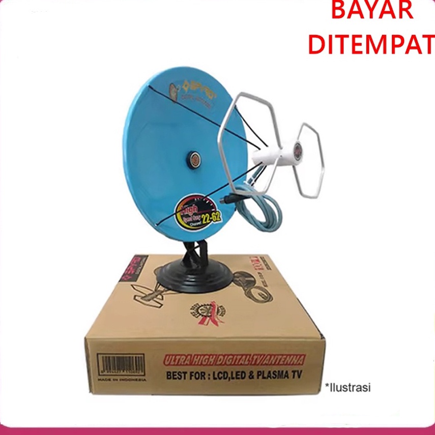 ` Antena Digital Dalam Spyro S12DP Indoor Antena Tv Mini Parabola b Promo Baru.