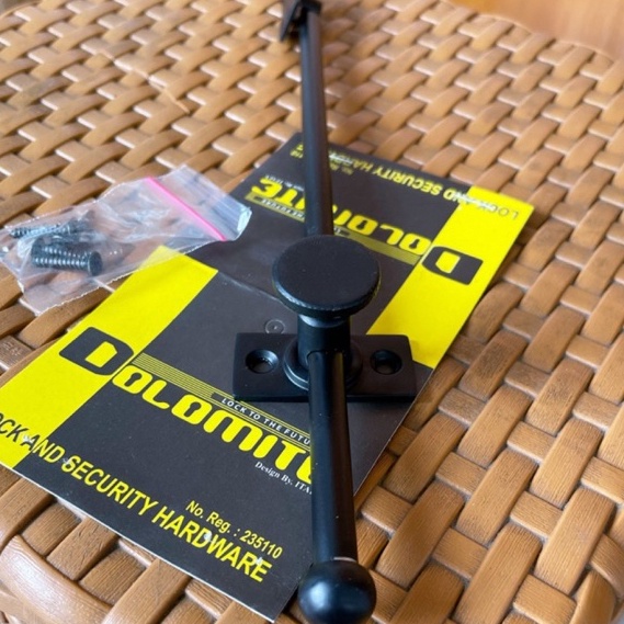 12.12 SALE lamskar penahan jendela hitam BLACK lamskar jendela hitam black/ LAMSKAR PUTAR HITAM 9 IN