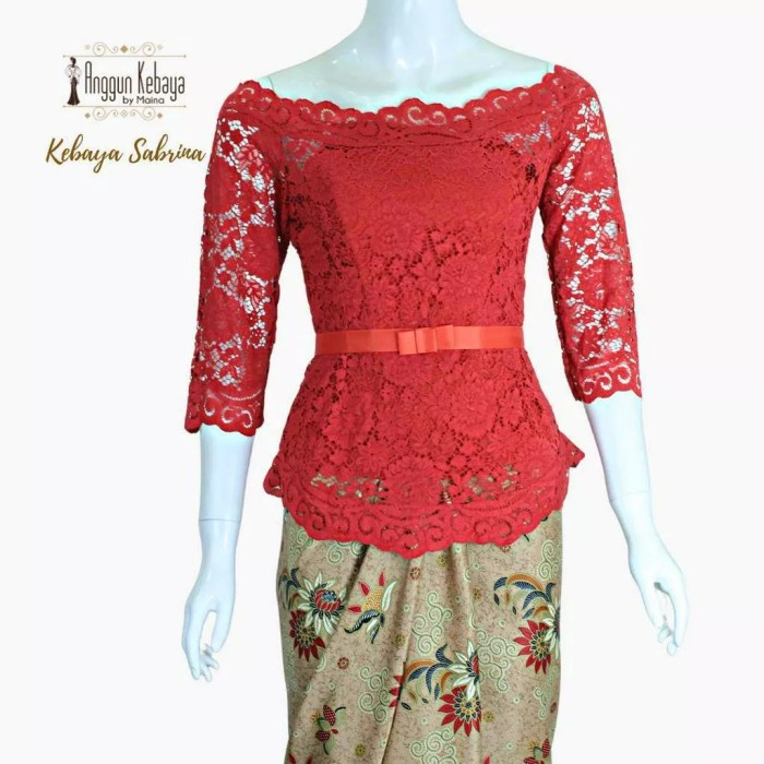 Anggun Kebaya - Kebaya Brokat Sabrina Kebaya Wisuda Kebaya Dahlia