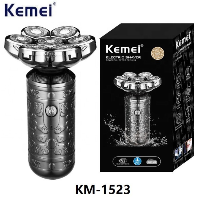 KEMEI KM-1523 - 4D Electric Shaver Powerful Speed Feeling