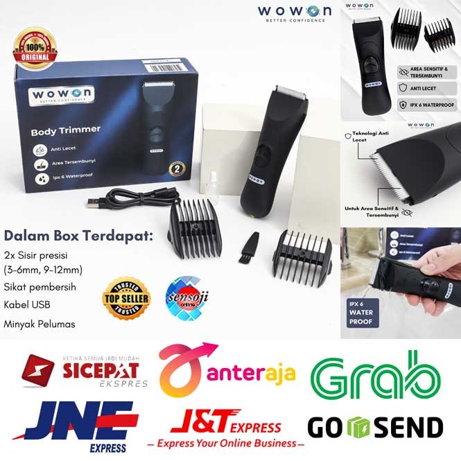 Alat Cukur Bulu Kemaluan Pria Wowon Body Trimmer