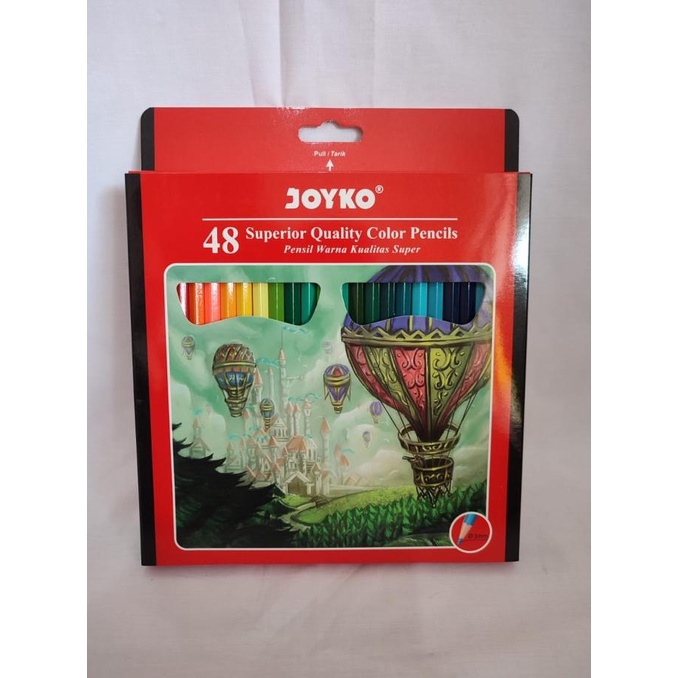 

New Pensil Warna / Color Pencils Cp-48Pb Joyko (48 Warna) Pengiriman Cepat