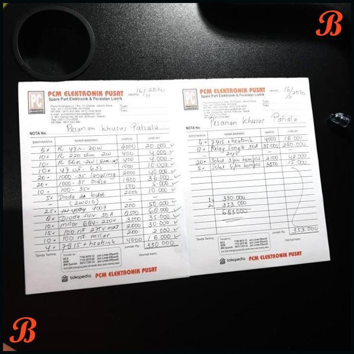 

PESANAN KHUSUS BPK PAHALA [PCME]