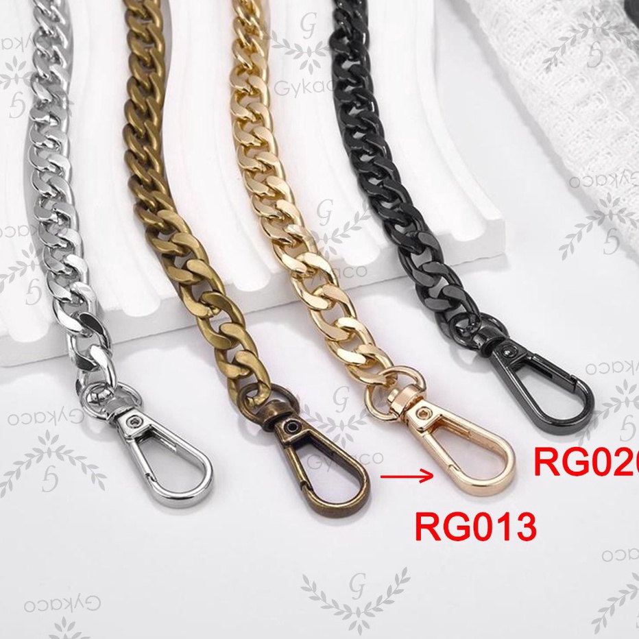 Terbatas Rante Tas EMAS MUDA - TEBAL PREMIUM R013 / RG013 (Rantai + Gaitan) - Rante Aksesoris Tas & 