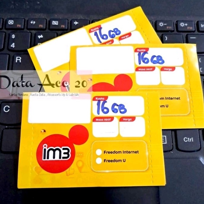 Laris IM3 Mentari Indosat Oredoo 3 GB , 9GB , 16 GB , Paket Data Internet Murah Harga Termurah