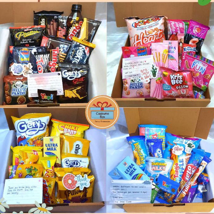 

TERLARIS BRANDS FESTIVAL SNACKBOX / Snack box / Snackbox / Giftbox snack / Hampers ulang tahun / Hampers Snack / Kado Wisuda / Kado Sidang / Kado Ulang Tahun. Packing Cantik. !!!