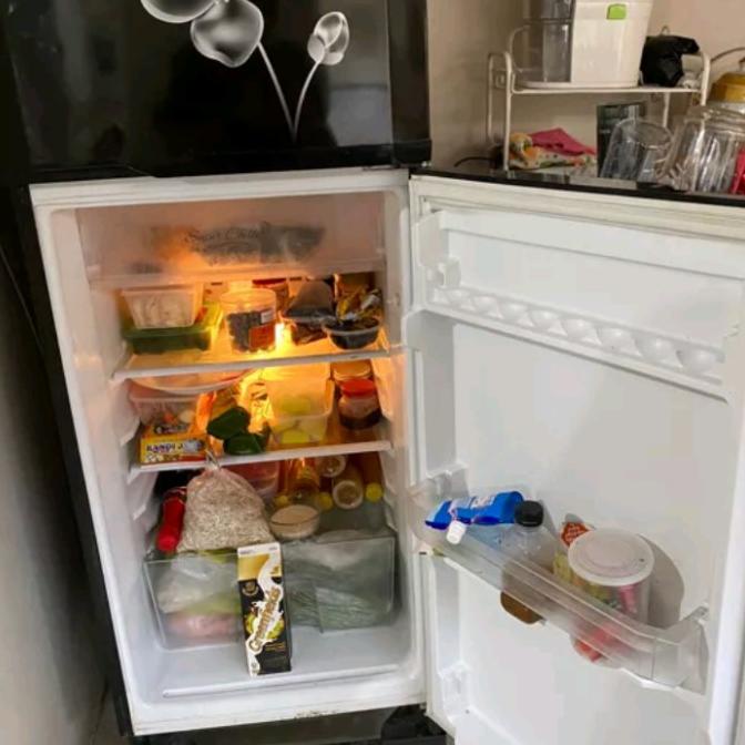 Promo Rak telur kulkas Sanken 1 dan 2 pintu original Murah 763