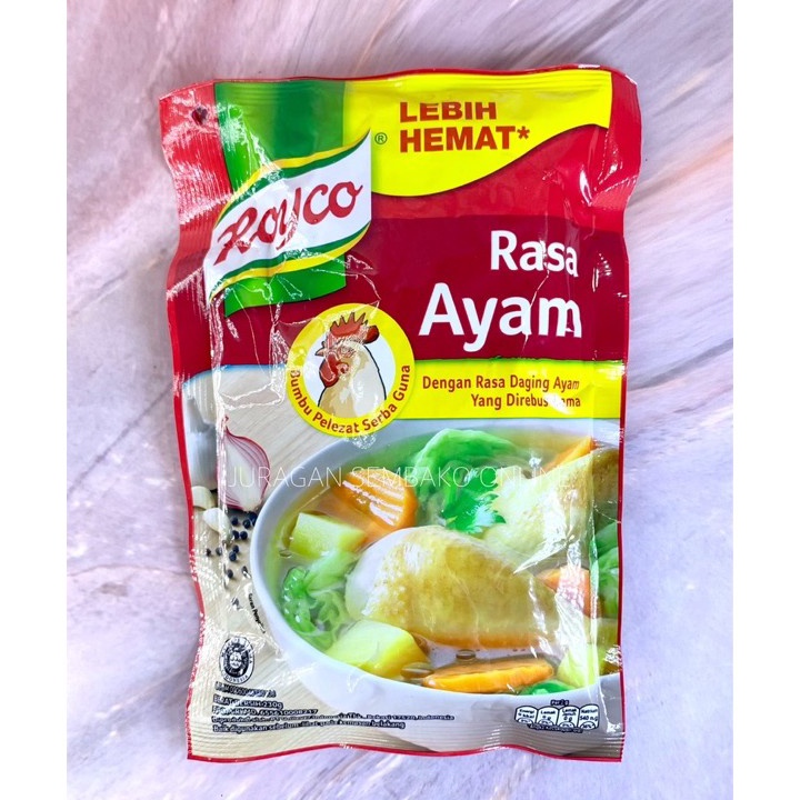 

Terbatas (JSO) Royco AYAM Bumbu Penyedap Makanan Rasa Kaldu AYAM 230G Big Sale