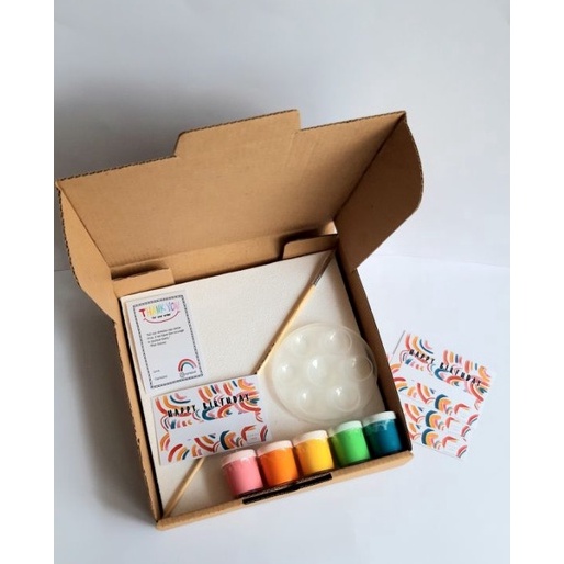 

➯⁂✯ RAINBOW PAINTING KIT PREMIUM BY CIPRATIND SOUVENIR BINGKISAN ULTAH ANAK UNIK HARGA TERMURAH Stok Banyak