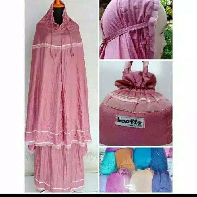 New Mukena Parasut Loufie Original