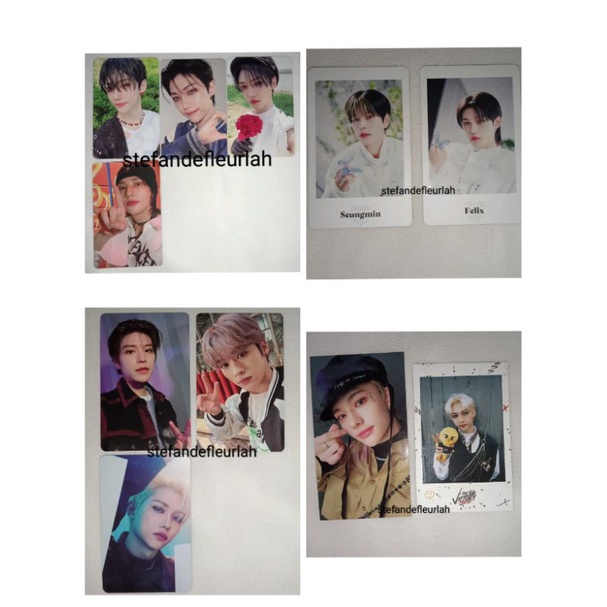 Photocard Felix Hyunjin Seungmin Lee Know Stray Kids Official Maxident Go White Heart Pink Black T C