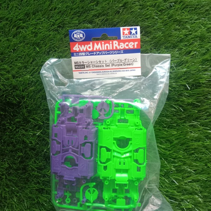 ✅COD Tamiya 95234 - Ms Chassis Set Purple/Green Berkualitas