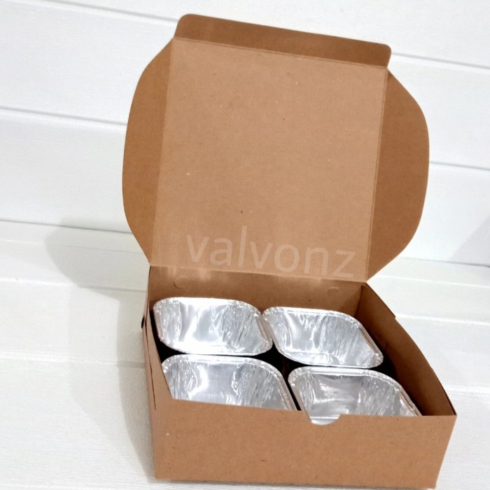 kotak kardus box hampers aluminium tray foil ox100- KV16165 LM -2403