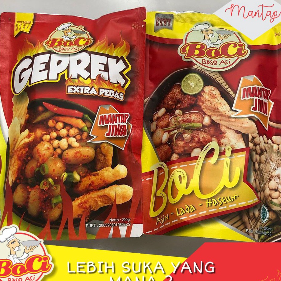 

FYTT4809 Stok terbaru Boci baso aci mantap jiwa