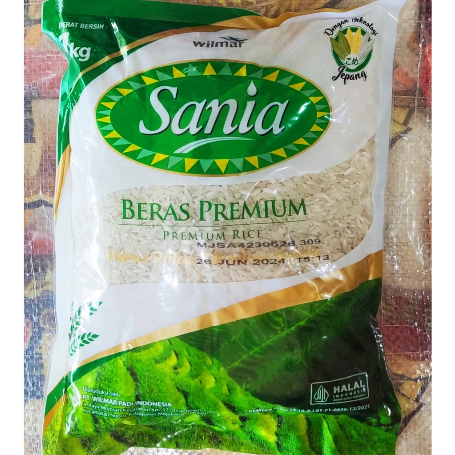 

JDZK5796 Terlaku... Beras Putih 1 kg Sania Anak Raja