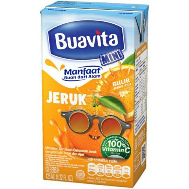 

➲➛☆ Buavita Mini Jeruk 125ml 1 dus isi 40pcs Model Terkini