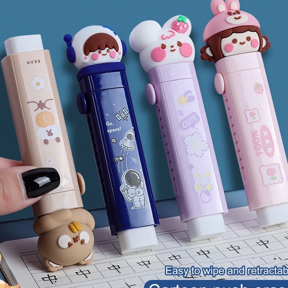 

WTTC1658 ✓ Push Eraser/Sliding Eraser / Penghapus Mekanik / Hapusan Mekanik Warna Lucu Tidak Meninggalkan Serpihan