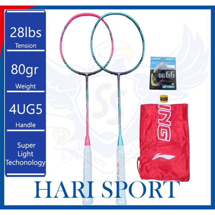 [New Ori] Lining Windstorm 880 Raket Badminton Bisa Sameday