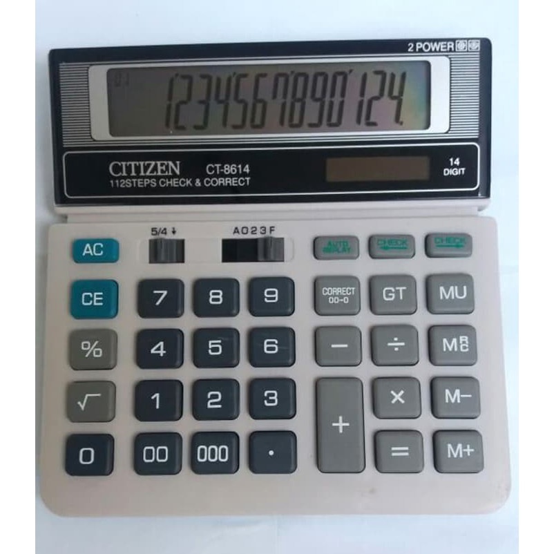 

Kalkulator Dagang 14 Digit Citizen CT-8614 75
